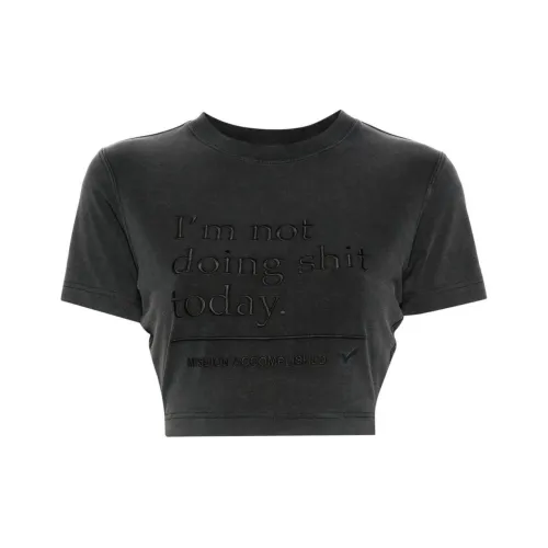 Vetements Черные Женские Футболки