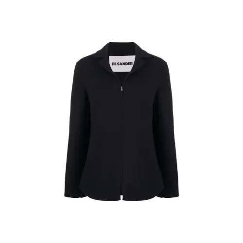 JIL SANDER Темно-синие Женские Куртки