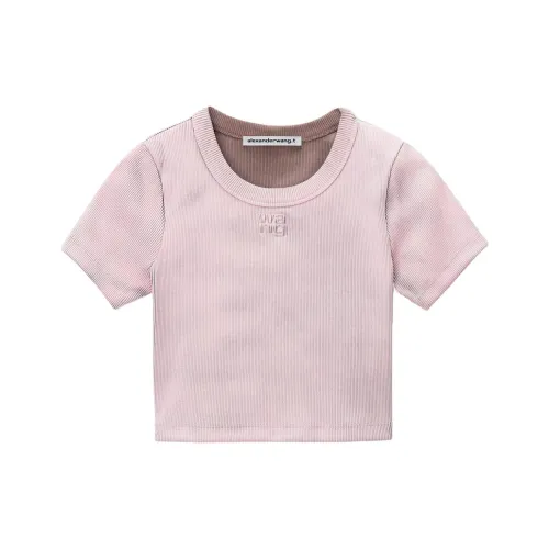 alexander wang Розовые Женские Футболки