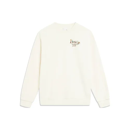 LINING Sports Life Collection Экрю Женские Толстовки