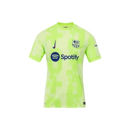 nike Dri Fit ADVFC Barcelona 2024 25 Match Third Футбол Джерси Мужской Зеленый