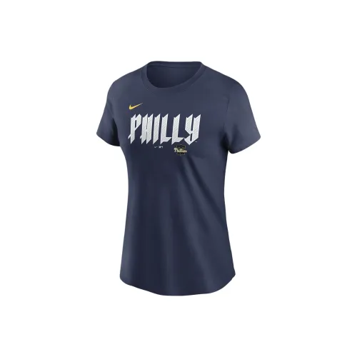 nike T-рубашка женская морского синего цвета Philadelphia Phillies PHILLIPS