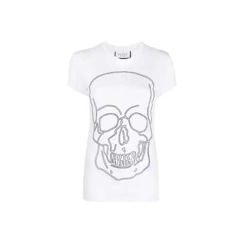 PHILIPP PLEIN Белые Женские Футболки