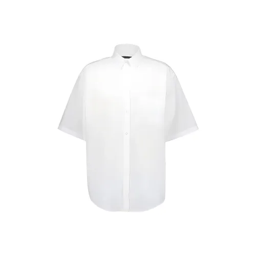 Balenciaga Рубашка Стандартная Женская Белая