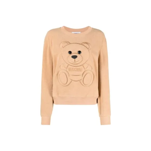 MOSCHINO Желтые Женские Свитшоты