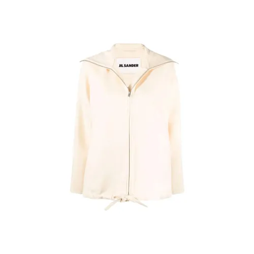 JIL SANDER Экрю Женские кашемировые свитеры