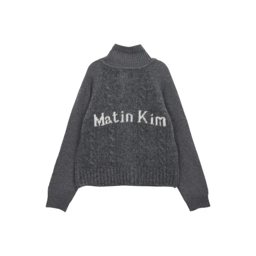 MATIN KIM Трикотаж Женский Уголь