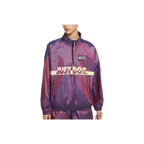 NIKE Фиолетовые Женские Куртки