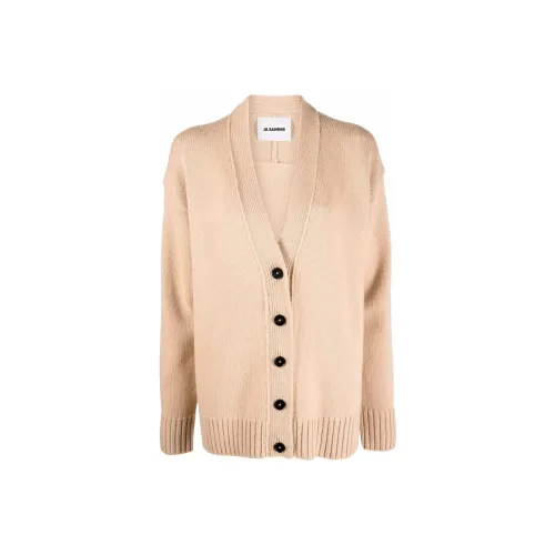 JIL SANDER Желтые Женские Кашемировые Свитеры