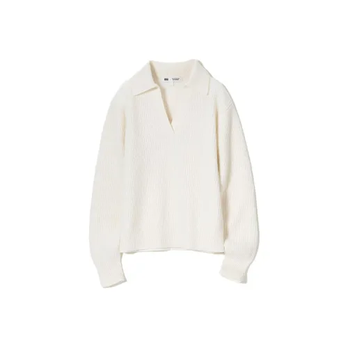 UNIQLO X CDC Co Бренд FW23 Поло Женские Сливочный