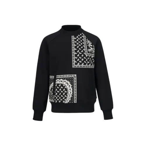 Moose Knuckles Moose Knuckles SS23 Paisley Свитшот Женский Черный