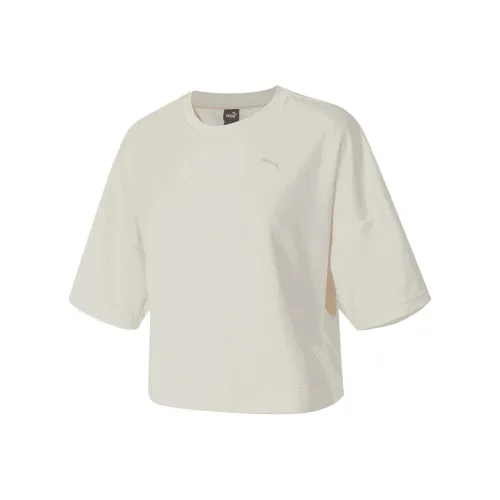 PUMA Экрю Женские Футболки
