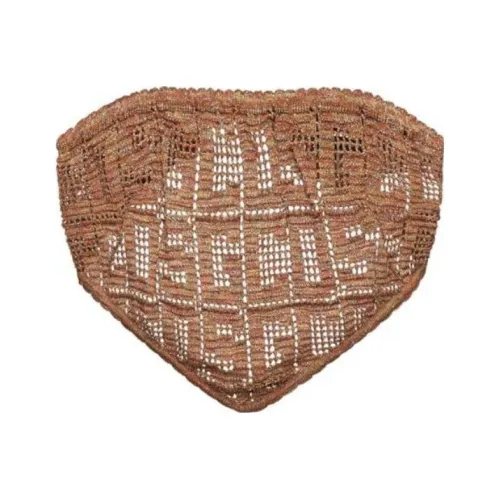 GCDS Коричневые женские топы без бретелек