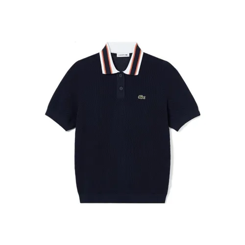 Поло LACOSTE Collaboration Женское Морской Синий