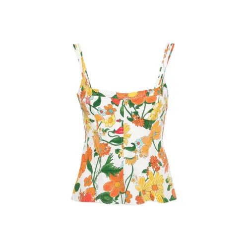 Stella McCartney SS24 Топ на бретелях Женский Белый