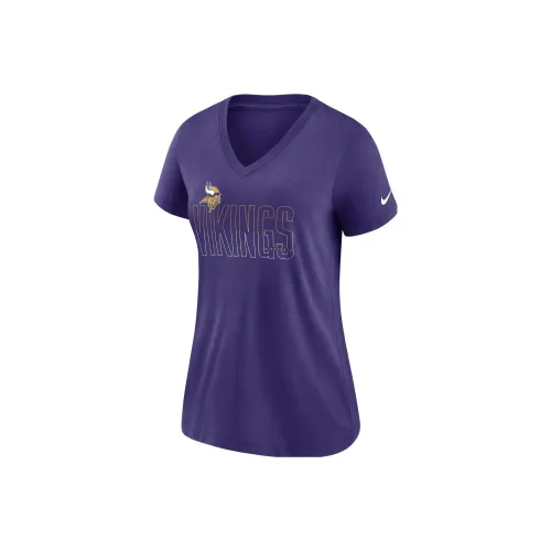 NIKE Фиолетовые Женские Футболки