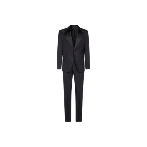 KITON Набор Черный Мужской Деловые Костюмы