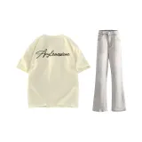 Комплект одежды (Абрикос + Дымчатый Серый)