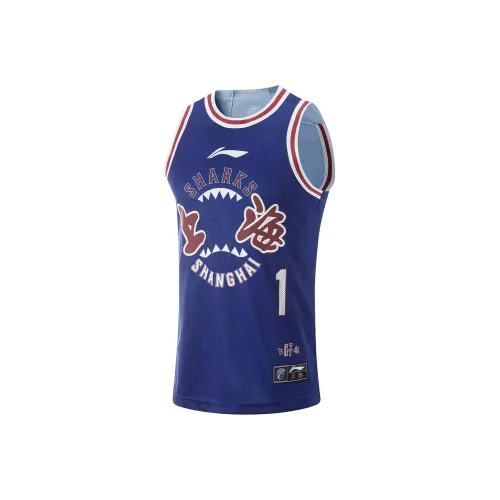 Лайнер CBA Collection Баскетбольная Джерси Li Tianrong Размер 1 Мужской Темно-Королевский Синий