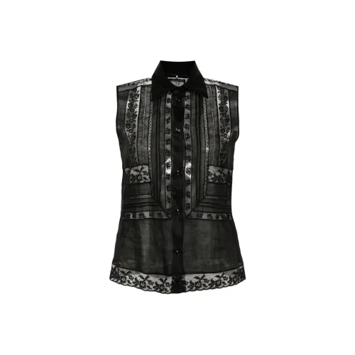 ERMANNO SCERVINO SS24 Рубашка Женская Черная