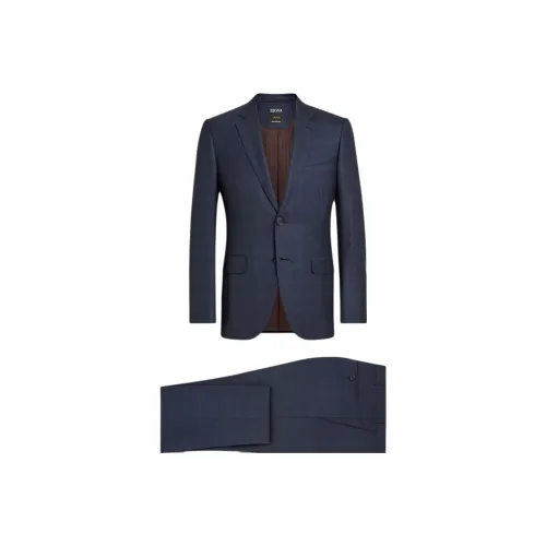 Zegna Бизнес-костюм мужской морской синий