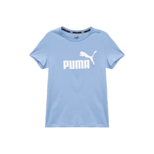 PUMA Голубо-серые Женские Футболки