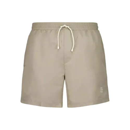 BRUNELLO CUCINELLI Khaki Мужские Повседневные Шорты