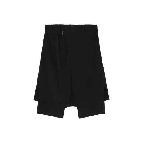 Yohji Yamamoto Черные Мужские Повседневные Шорты