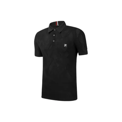 FILA GOLF серия Черная мужская гольф-одежда