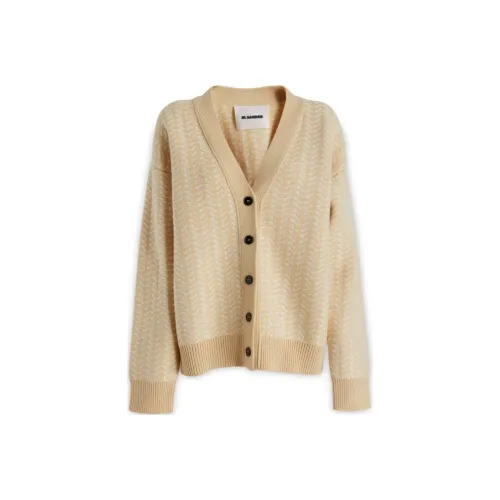 JIL SANDER Бежевый Женские Трикотаж