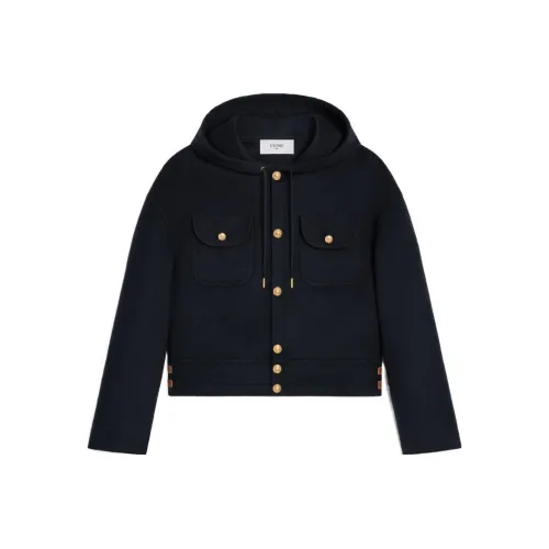 CELINE FW23 Куртки и Пальто Женские Морской Синий