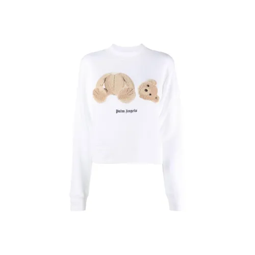 PALM ANGELS Белый Женские Свитшоты