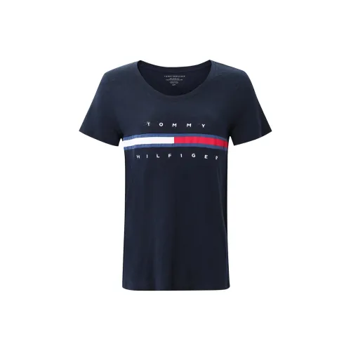 Tommy Hilfiger Темно-синие Женские Футболки