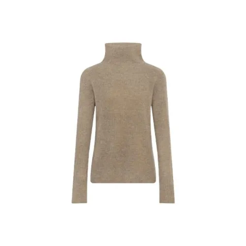 MEIYANG Кашемир Свитер Женский Светлый Кофейный