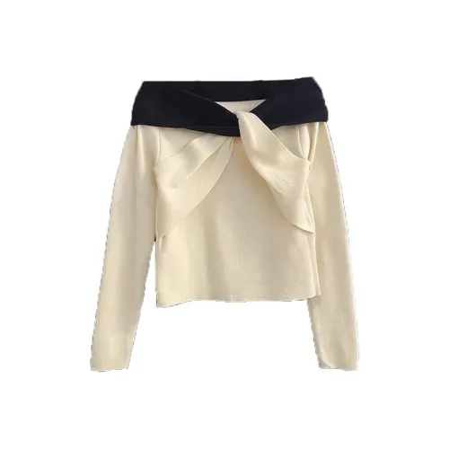 PAIN OR PLEASURE Трикотаж Женский Экрю