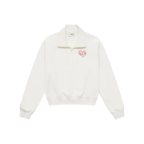 MLB Boston Red Sox Сердце 24FW Толстовка Женские Крем