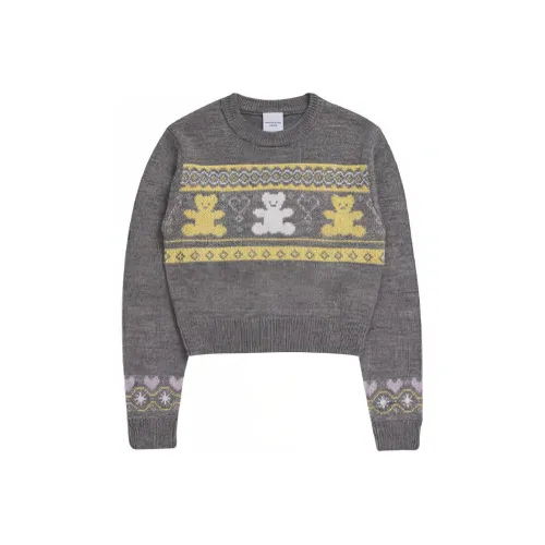 Acme De La Vie ADLV FW22 Кашемировый свитер женский серый