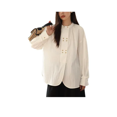 Wbwq Белые Женские Рубашки