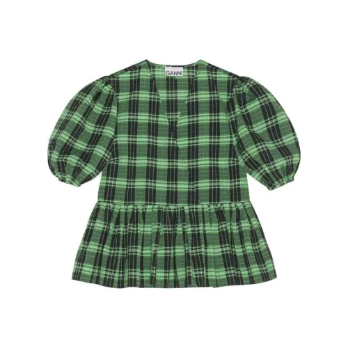 GANNI Зеленые Женские Рубашки