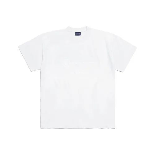 Balenciaga x WFP T-Shirt Женская Белая Регулярная Фит