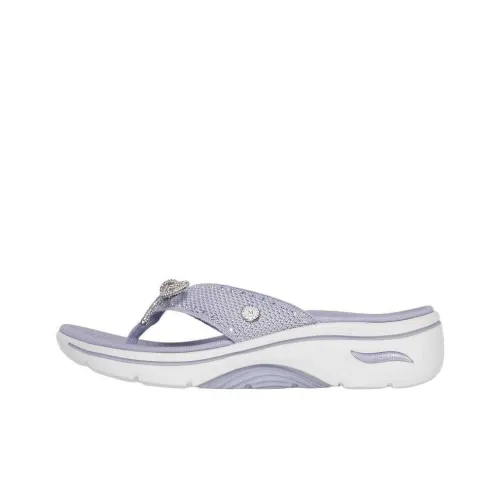 Skechers GO walk Arch Fit 2,0 Противоскользящие шлепанцы для женщин фиолетовые