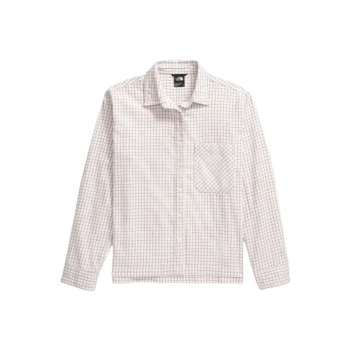 THE NORTH FACE Arroyo Рубашка Женская Белая Дюна Сетка