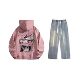 Set (Пыльно-розовый Стандартное издание + Винтажные синие Джинсы)
