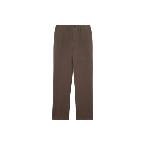 Loro Piana SS25 Повседневные брюки Мужской Deep Древесный цвет