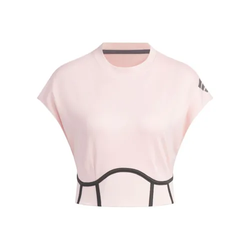 Adidas T-Shirt Женская Светло-Розовая