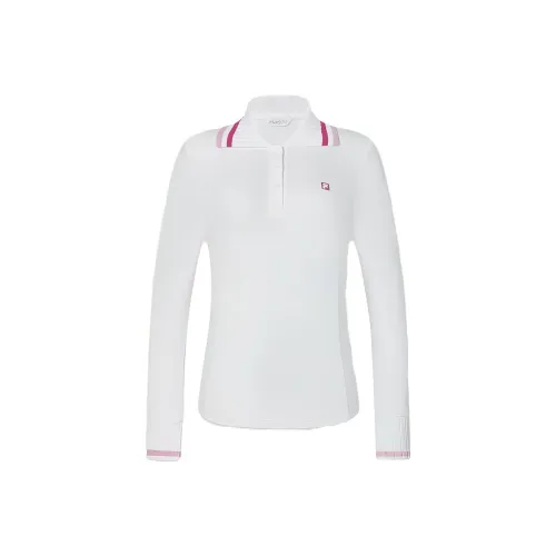 FILA GOLF серия Поло Женское Нефритовый Белый