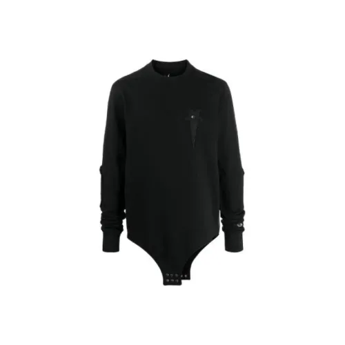 RICK OWENS Черное Женское Поло