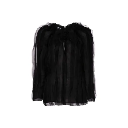 GIORGIO ARMANI SS24 Рубашка Женская Черная