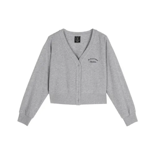 Skechers Трикотаж Женский Средний Фотиния Серый