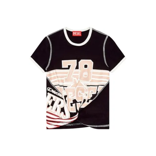 DIESEL Черные Женские Футболки